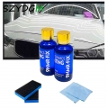 2PCS 9H Car Liquid Ceramic Coat Super Hydrophobic Glass Coating Set Paint for cars Nano materials Car Polish|Paint Protective Fo