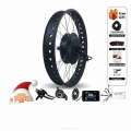 Fat Bike Electric Motor Wheel 72v 3000w Ebike Brushless Hub Motor Bike Rear Wheel 20''26'' 4.0tyre For Snow Ebik