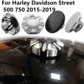 XG750 XG500 Motorcycle Fuel Tank Gas Cap Black Vented Knurled Oil Caps Cover CNC Aluminum For Harley Street 750 500 2015 2019|Fu