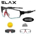 Elax 2021 New Photochromic Cycling Bike Glasses Sports Sunglasses Men Women Mtb Bicycle Eyewear Cycling Glasses - Cycling Sungla