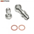 Epman Racing Banjo Bolt Kit M10x1.0 To 4an Turbo Oil Feed 1.5mm Restrictor For Mitsubishi Td025 Td025l Ep-cgq111 - Turbo Charger