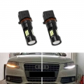 2pcs Xenon White P13W Canbus No Error LED Bulbs For Audi A4 B8 NonFL (2008 2012) Daytime Running Light DRL Lamp|Signal Lamp|