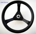 Universal Replacement Abs 310mm 3 Spoke 3/4" Boat Steering Plastic Wheel For Marine Rib Speedboat Pontoon Power Sail Boat Y