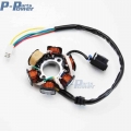 Magneto Stator 6 Coil Pole GY6 125cc 150cc Scooter ATV Go Kart Lance Znen Jonway Taotao JCL Moped|Motorbike Ingition| - Office