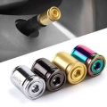 4pcs / Set Car Styling Zinc Alloy Anti-theft Sport Car Tire Valve Caps Wheel Tires Tire Stem Air Cap Airtight Covers - Valve Ste