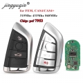 jingyuqin Smart 3/4 Button 315 /433 /868MHZ pcf7953P Remote Key Keyless Entry fob for BMW F FEM CAS4 5 7 Series X5 X6 2014+|Car