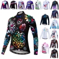 Weimostar Cycling Jersey Women's Long Sleeve Bicycle Clothing Autumn Bike Jersey Shirt Anti UV Cycling Jacket MTB Bike Cloth