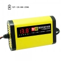 Car Motorcycle Battery Charger 12V 2A Full Automatic 3 Stages Lead Acid AGM GEL Intelligent LCD Display Battery Charger|Battery