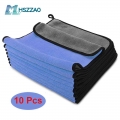 30x30/40/60cm Car Wash Microfiber Towel Car Cleaning Drying Cloth Hemming Car Care Cloth Detailing Car Wash Blue Towel - Car Tow