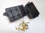 6 Way Fuse Holder+4 Way Relay Holder Auto Refit Fuse Box Wiring Terminal - Fuses - ebikpro.com