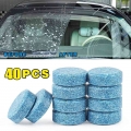 40pcs(1Pc=4L) Car Windshield Wiper Glass Washer Auto Solid Cleaner Compact Effervescent Tablets Window Repair Car Accessories|Wi