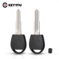 Keyyou Right / Left Blade Transponder Chip Auto Key Shell Case For Chevrolet Aveo Sail Lova Blank Replacement Car Key Case - Car