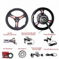 14 inch 36V48V 350W Hub Motor Wheel Kit with Front Wheel Mountain Bike Modified Electric Vehicle Accessories|Electric Bicycle Mo