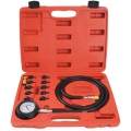 12pcs Engine Oil Pressure Test Kit Tester Car Garage Tool Low Oil Warning Devices - Instrument Tool - ebikpro.com