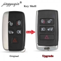 Jingyuqin Upgraded Remote Key Shell Case Fob For Land Rover Range Rover Lr2 Lr4 Fit Jaguar F-pace F-type Xe Xf Xj - Car Key - Of