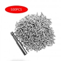 500Pcs 4x12mm Non Slip Tungsten Steel Nails Wheel Nails Durable Tire Boltsbolts For Tires Premium Car Atv Winter Emergency|Wheel