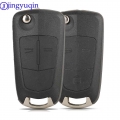 Jingyuqin Remote Flip Key Shell Car Case Fob For Chevrolet Captiva 2006 2012 For Opel Antara 2007 2011 Key Blade Dwo5 - Car Key