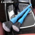 Lucullan Ultra Soft Detailing Brush Super Dense Auto Interior Detail Brush With Synthetic Bristles Car Dashboard Duster Brush|Sp
