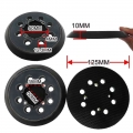 Backing Pad Car Gear Tray Polishing Disc Sanding Pad For DWE6423 Sander 5 Inch 125mm 8 Hole Hook&Loop 1|Polishing Disc| -