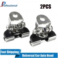 2pcs Stainless Steel Universal Car Auto Hood Led Work Light Bracket Holders - Projector Lens & Accessories - ebikpro.co