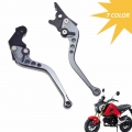 for MSX125 Motorcycle scooter brake Clutch lever Long adjustable motorbike aluminum for Honda GROM CBR250R CBR300R FA CBR500R|Le