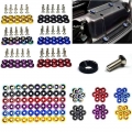 10pcs M6 JDM Car Modified Hex Fasteners Fender Washer Bumper Engine Concave Screws Car styling|Nuts & Bolts| - Officematic