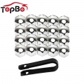 20Pcs Car Wheel Nut Covers Caps 17 19 21mm Wheel Lug Bolt Center Nut Caps Anti Rust Hub Screw Protector Car Accessories|Nuts &a