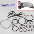 1 Set of Heat Exchanger Gaskets Engine Oil Cooler Repair Kit For Cruze Opel Orlando Astra 55355603 93186324 55353322 55353320|O