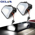 2pcs Led Side Mirror Puddle Lights Lamp No Error For Vw Volkswagen Eos Beetle Cc Passat B7 3c Scirocco Jetta Error Free Led Bulb