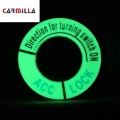 Carmilla Car Ignition Key Hole Switch Ring Cover Trim Sticker for Peugeot 207 2008 208 307 308 3008 for Citroen C4 Accessories|I