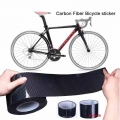 Bike Frame Protector Sticker For MTB Road Bicycle E bike Frame Stickers 5D Carbon Fiber Texture Tape Film 0.5/0.6 mm Thickness|B