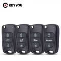 KEYYOU 3 Buttons Flip Folding Car Remote Key Shell Fob Case For Hyundai I20 I30 IX35 Avante For Kia K2 K5 Sorento Sportage|Car K