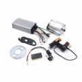 1set Electric Motor 72v 3000w, Brushless Motor Controller 48v - 72v 50a, Reverse Twist Throttle, Power Ignition Lock Scooter Kit