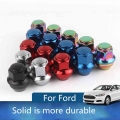 20pcs Alloy Wheel Nuts For Ford C-max Focus Fiesta Mondeo Mk1 Mk2 Mk3 St Rs M12 X 1.5 19mm Bolt Lug Stud Tyre Whorl Nut With Pad