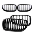 Gloss Black Front Hood Kidney Grille Bumper Grills Replacement For BMW F10 F18 5 Series 520 528i 530i 535i|Racing Grills| - Of