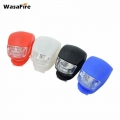 WasaFire Mini Bicycle Front Light Silicone LED Head Front Rear Wheel Bike Light Waterproof Cycling Safety Warning Bike Lamp