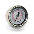 Fuel Pressure Gauge Liquid 0-160 Psi Oil Press Gauge Fuel Gauge White Face Universal 1/8 Npt - Engine - ebikpro.com