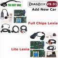 Newest Diagbox V9.91 V8.55 Lexia 3 Full Chips Aer Lexia-3 921815c Lexia3 Pp2000 V48/v25 For Citroen/peugeot Car Diagnostic Tool