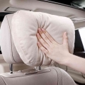 Maybach Design S Class Ultra Soft Natrual Car Headrest Neck Seat Cushion Headrest Covers For Mercedes-benz Bmw Audi Toyota Honda