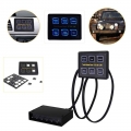 2020 New Sale 2v/24v 6 Gang Led Switch Panel Slim Touch Control Panel Box For Car Marine Boat - Switch Control Signal Sensor - O