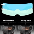 Motoforti Anti Rain Fog Film For Motorcycle Helmet Rain Proof Shield Film Durable Nano Coating Lens Sticker Helmet Accessory - H