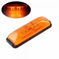 Truck LED Lights 12V LED Side Marker Lights Car External Lights Warning Tail Light Auto Trailer Truck Lorry Lamps Amber Color|Tr