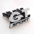 NEW Chrome GT SPORT Front Grill Grille Badge Emblem for Volkswagen vw polo golf 4 passat b5 touran bora car styling car stickers