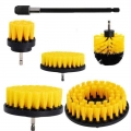 2/3.5/4/5'' Electric Scrubber Brush Drill Extension Rod All Purpose Cleaner Car Detailing Brush Tool Rim Brush Set Car C