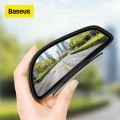 Baseus 2pcs Car Rear View Mirror Waterproof 360 Degree Wide Anger Parking Assitant Auto Rearview Safety Blind Spot Mirrors - Mir