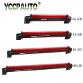 Yccpauto 12v Red Led Strip Light Car Third Brake Lights Auto Additional Stop Lamptruck High Mount Parking Bulb - Signal Lamp - O