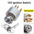 12V Ignition lock +2x keys Car Motor Boat Universal 4 Position Ignition Switch Set Front For SPB501 Hole Diameter 19mm 1019|Moto