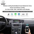 Wireless Carplay Android Auto Ksmart Box 5g Upgrade Version For Volvo V40 V60 Xc60 S60 V70 Xc70 S80 2011-2014 Oem Microphone - K