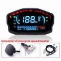 Universal For 1,2,4 Cylinders Motorcycle LCD Speedometer Digital Backlight Odometer For H onda Ducati Kawasaki Suzuki|Instrument