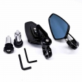 Motorcycle Mirror 7/8" 22mm Handlebar End Side Rearview Mirrors FOR HONDA CB 400 PCX 125 YAMAHA YZF R1 R3 YBR 150 KAWASAKI